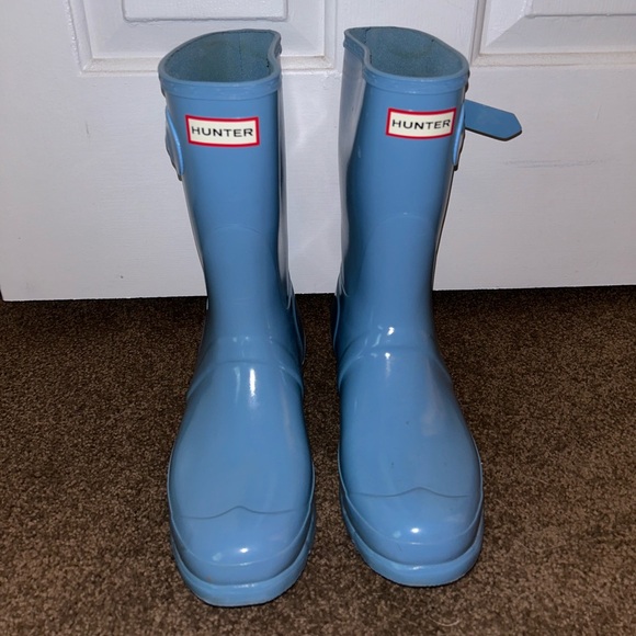 Hunter Shoes - Light Blue Carolina Blue Hunter Rain Boots